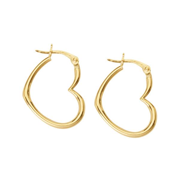 Tubed Heart Hoops