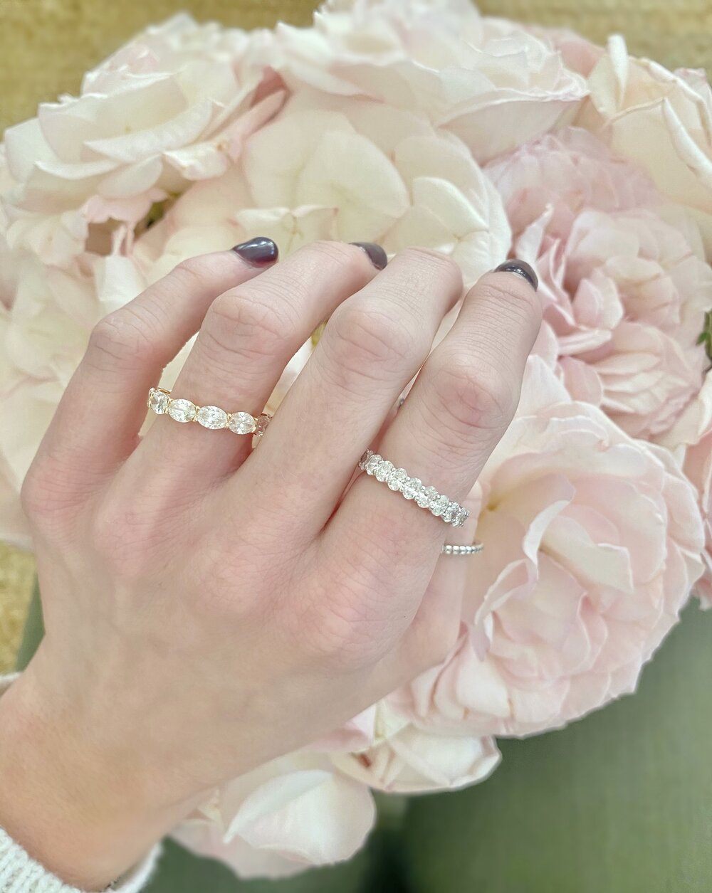 Mini Oval Eternity Band