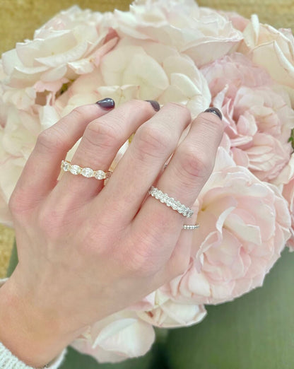 Mini Oval Eternity Band