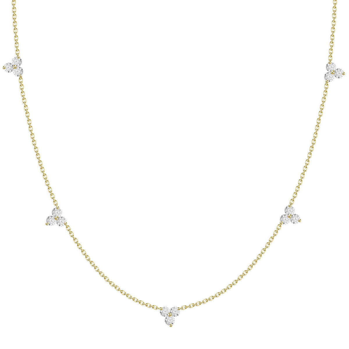 Flora Diamond Necklace – diamondaupair