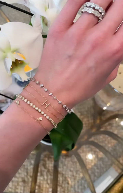 Motley Diamond Tennis Bracelet