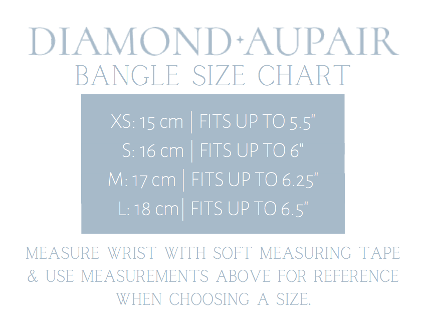 diamond initial cuff