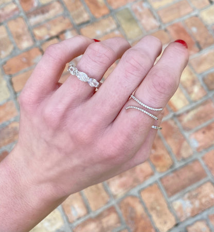 DIAMOND BYPASS RING