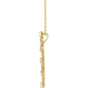 Cotton Candy Drop Necklace