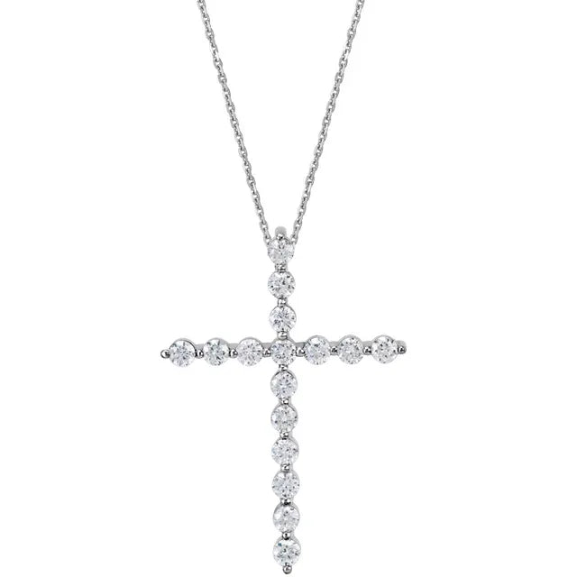 diamond cross necklace