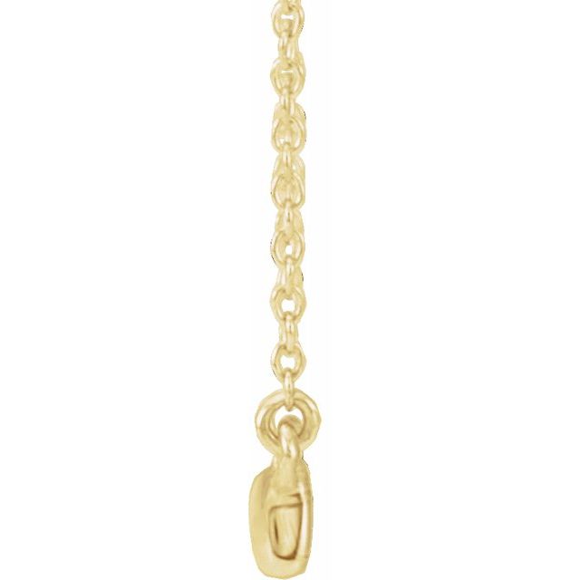 Scattered Diamond Bar Necklace