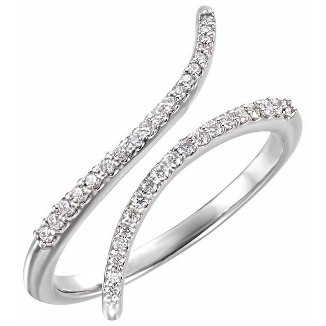 DIAMOND BYPASS RING