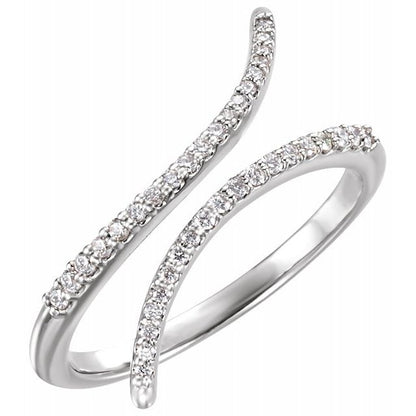 DIAMOND BYPASS RING
