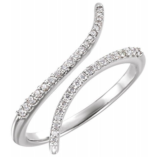 DIAMOND BYPASS RING