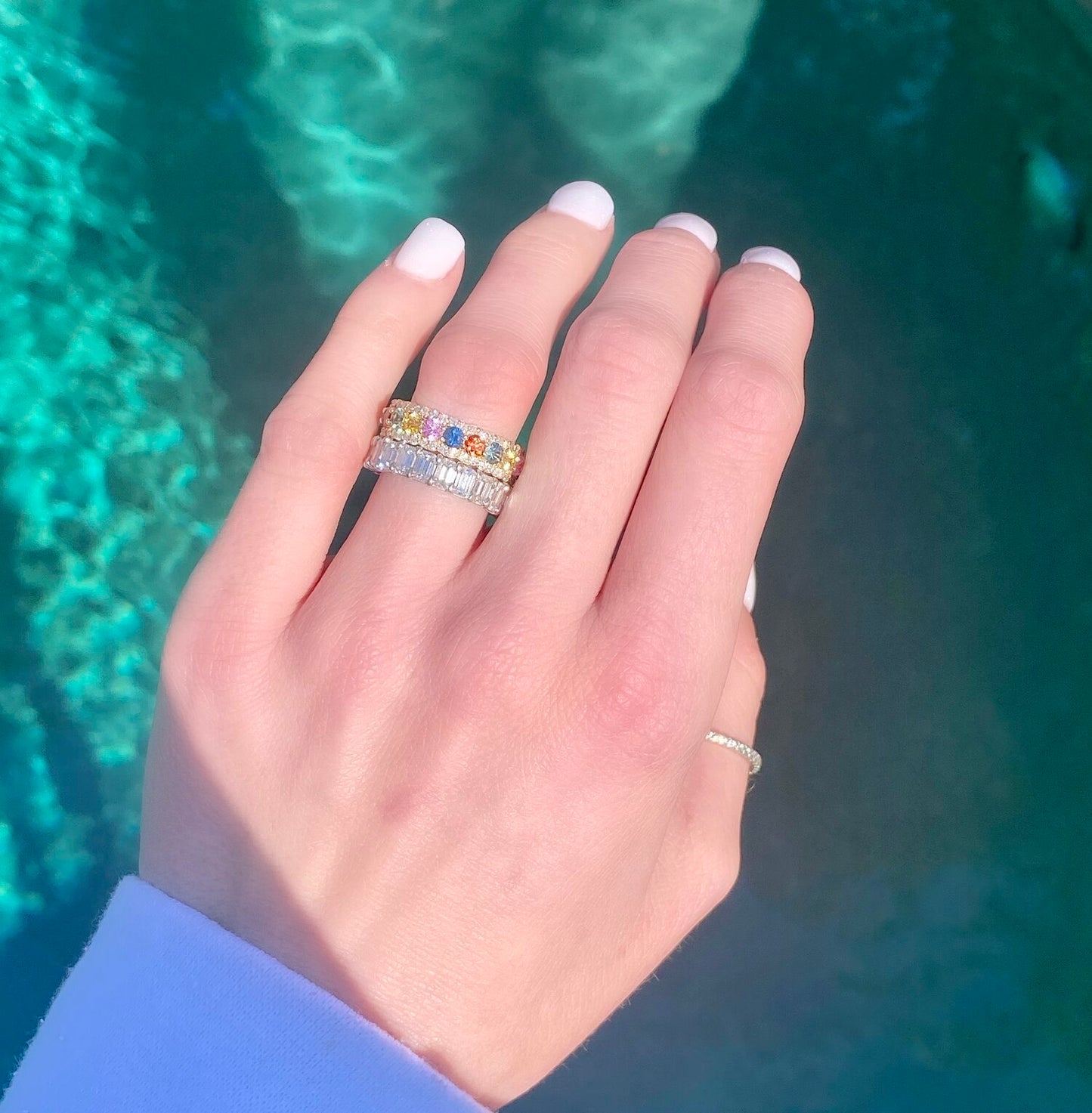 fruitloop diamond ring