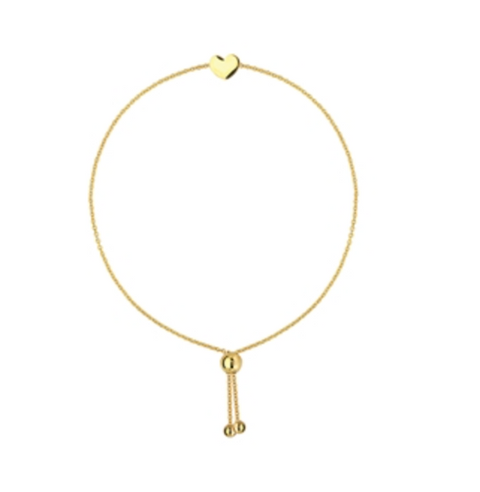 MINI HEART BOLO BRACELET