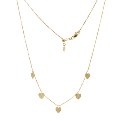 HEARTS ALIGNED NECKLACE/CHOKER