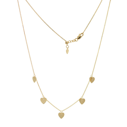 HEARTS ALIGNED NECKLACE/CHOKER