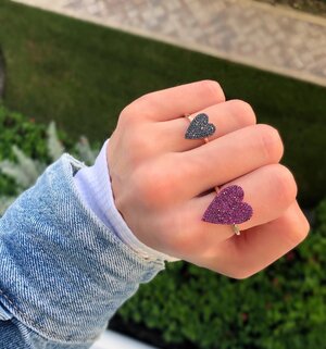 MINI EXTRA LOVE HEART RING