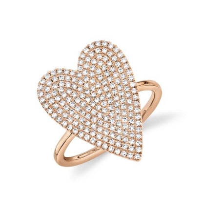 extra love heart ring