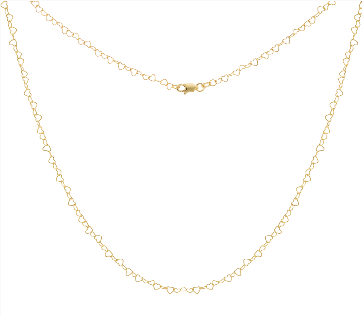 Infinite Hearts Chain Necklace