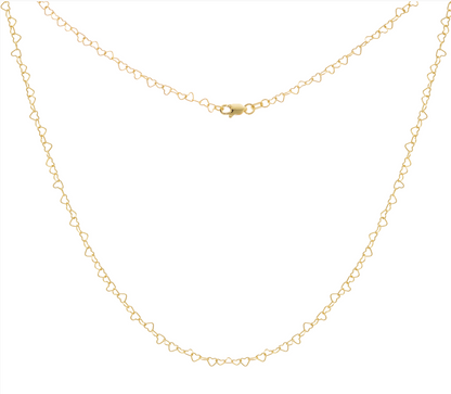 Infinite Hearts Chain Necklace