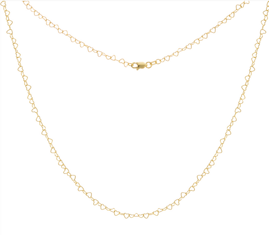 Infinite Hearts Chain Necklace