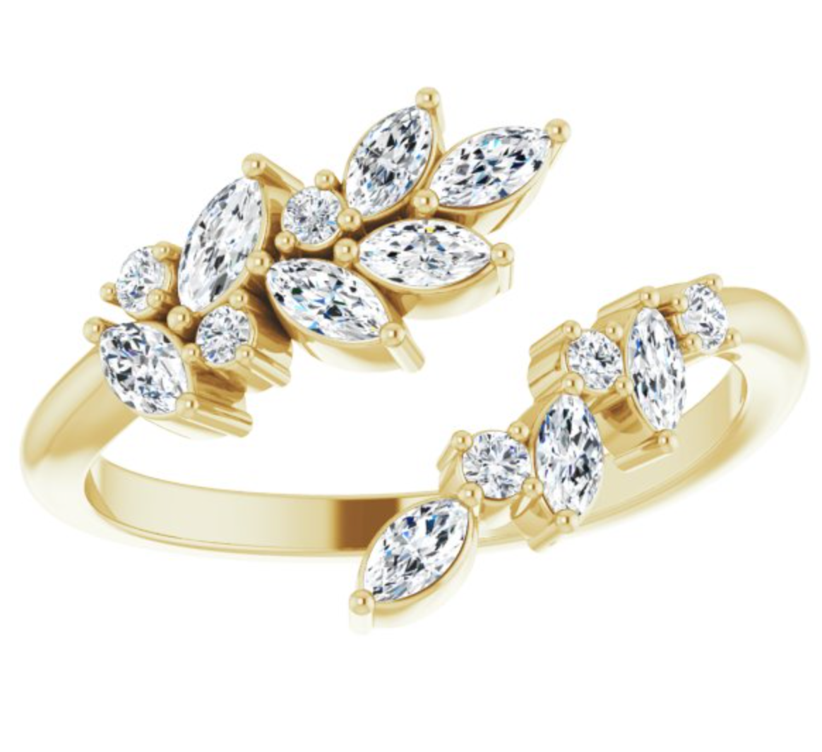 Diamond Ivy Ring