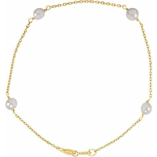 Pearl Station Bracelet