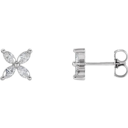Marquise Bloom Studs