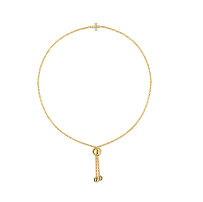 MICRO DIAMOND CROSS BRACELET