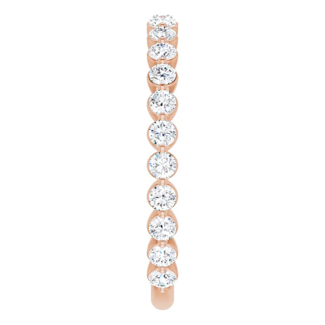 Mini Scalloped Diamond Band