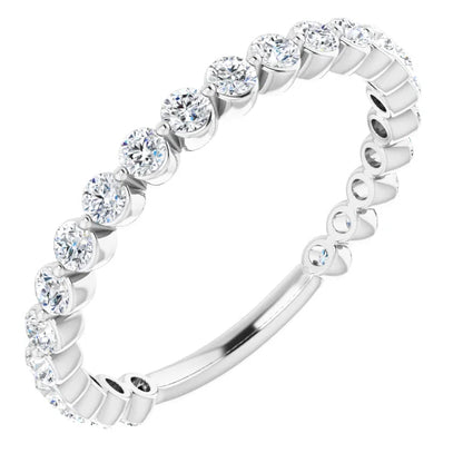 Mini Scalloped Diamond Band
