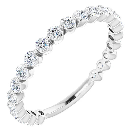 Mini Scalloped Diamond Band