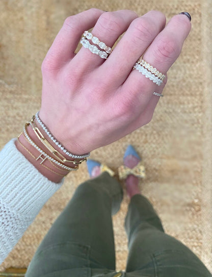 Mini Oval Eternity Band