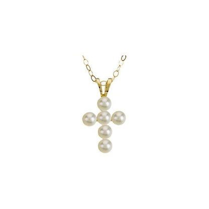 Pearl Cross Necklace