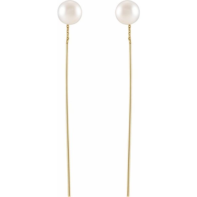 Pearl Threader Earrings