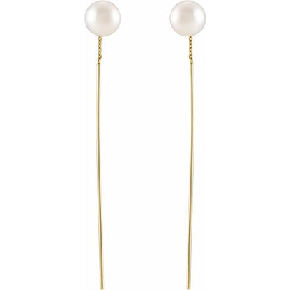 Pearl Threader Earrings