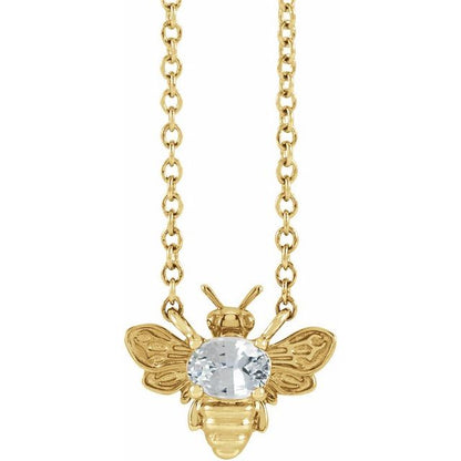 Custom Bee Necklace