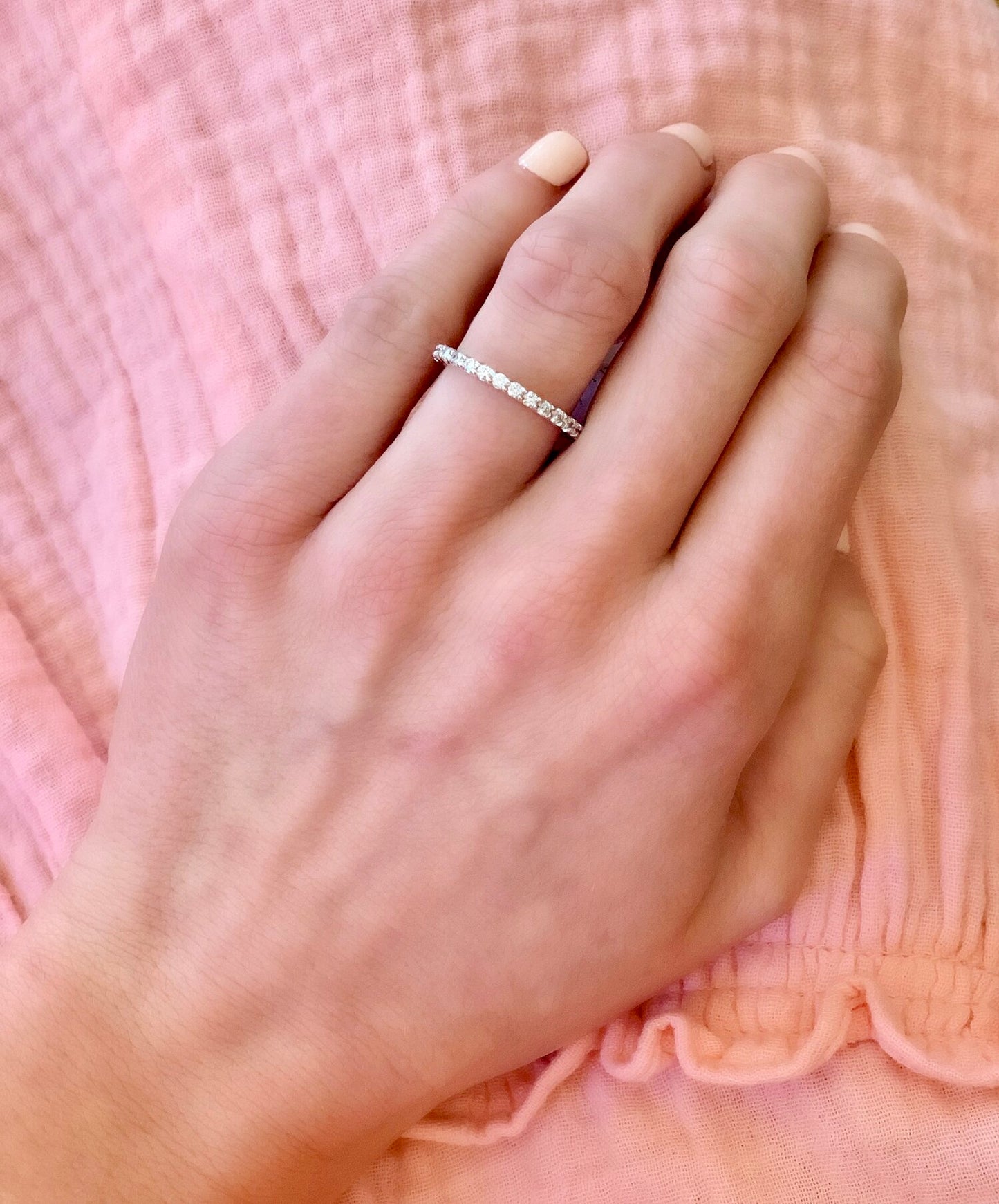 Mini Diamond Eternity Band