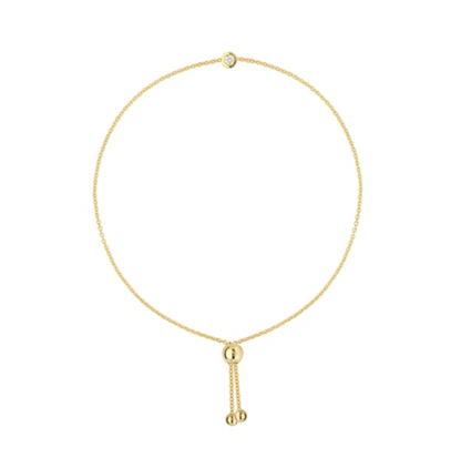 SINGLE DIAMOND BEZEL BRACELET