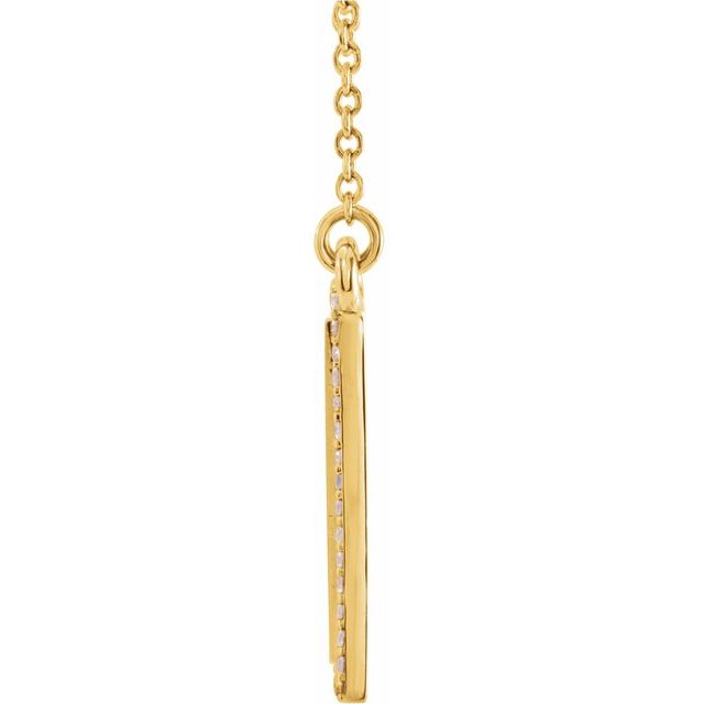 Diamond Tag Necklace