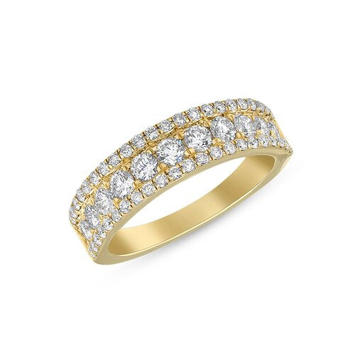 TRIPLE FROST DIAMOND RING
