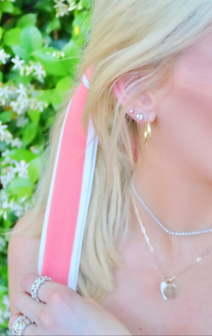 TUBE HOOP EARRINGS