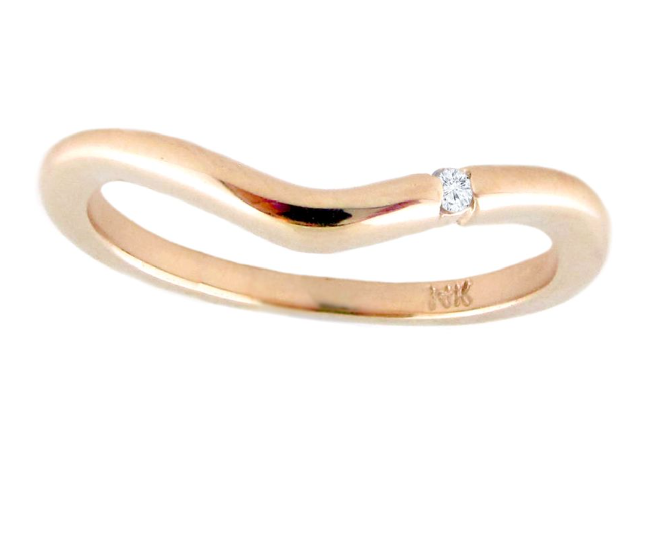 WAVE DIAMOND STACK RING
