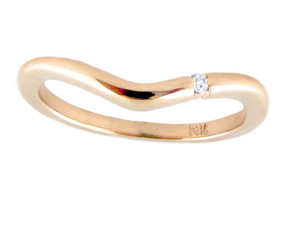WAVE DIAMOND STACK RING