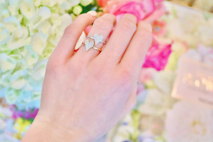 MICRO EXTRA LOVE HEART RING